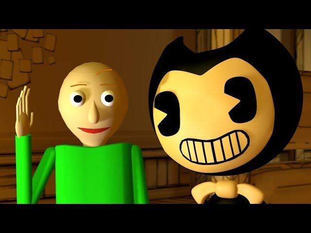 БАЛДИ В ИГРЕ БЕНДИ И ЧЕРНИЛЬНАЯ МАШИНА! АНИМАЦИЯ - BENDY AND THE INK MACHINE! BALDI'S BASICS!