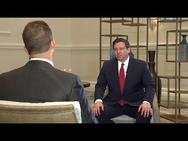 Full interview: News 6 anchor Matt Austin interviews Gov. Ron DeSantis