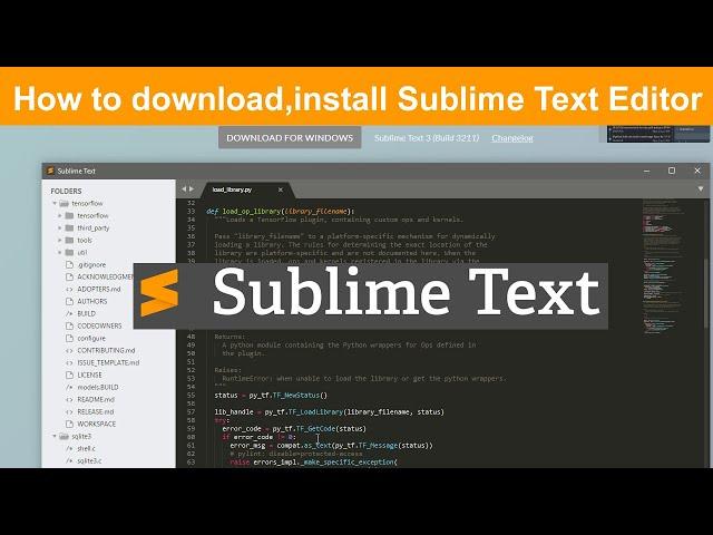 How to download and install Sublime Text Editor on Windows 10, 8.1, 7 // Smart Enough