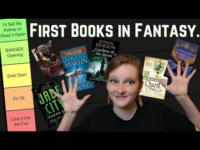 Tier Ranking the First Book of Every Fantasy and Sci Fi Series I've Read