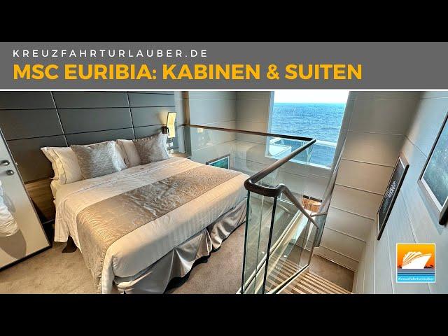 MSC Euribia: Alle Kabinen und Suiten an Bord im Überblick - inklusive MSC Yacht Club!