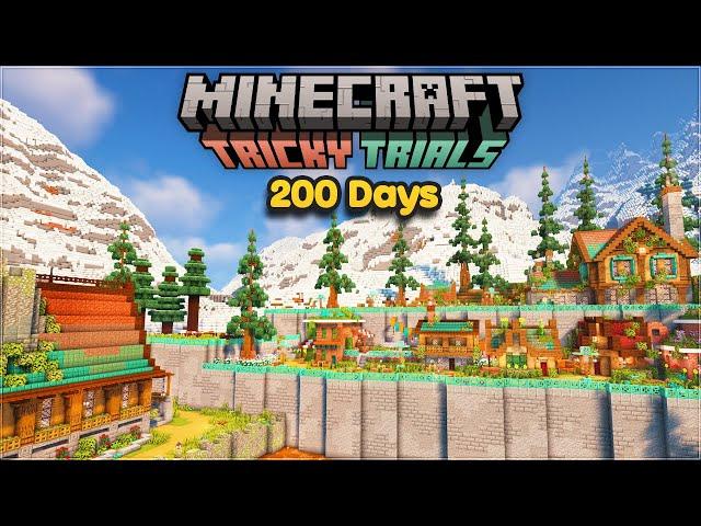 I survived 200 days of Minecraft 1.21 