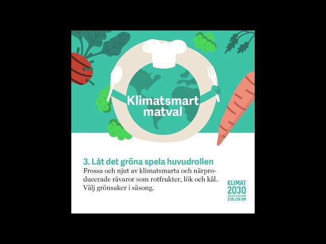 5 tips för klimatsmart mat