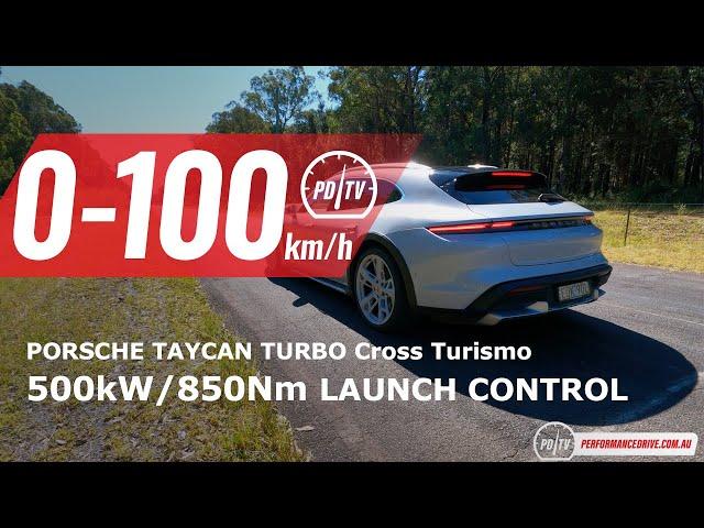 2022 Porsche Taycan Turbo Cross Turismo 0-100km/h & overview