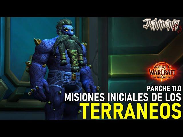 WoW The War Within |Parche 11.0| Misiones iniciales de los TERRÁNEOS