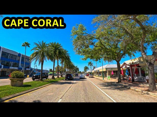 Cape Coral Florida Driving Through