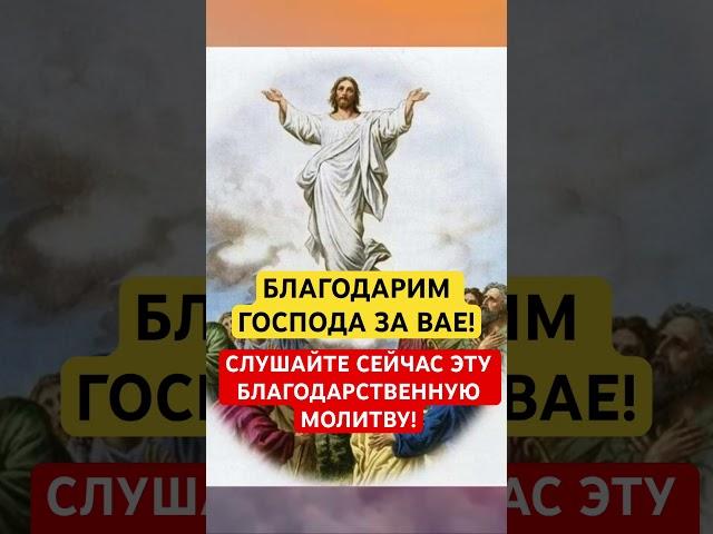 МОЛИТВА ГОСПОДУ ️#благодарственнаямолитва #прощение #благословение #аминь #молитвысвятым