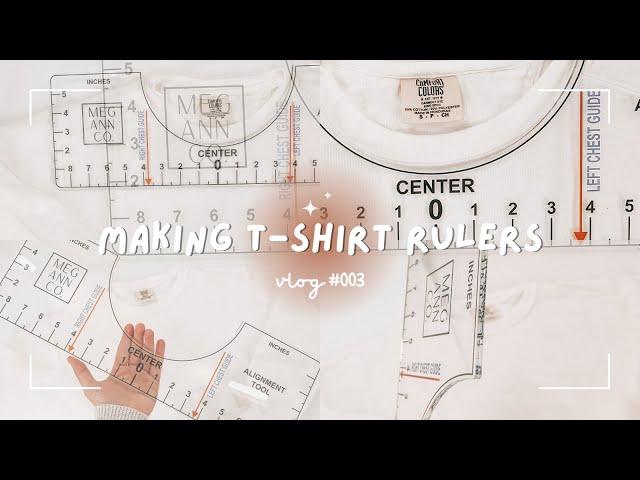 Making T-Shirt Rulers Behind The Scenes | Small Business Vlog #003