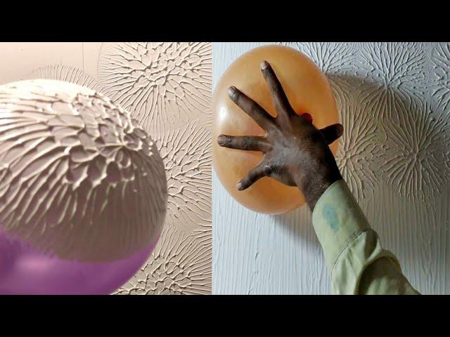 Balloon wall texturing technique #3dtexture | 3dwallpaper | 3ddwall | 3dwalltexture