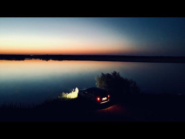 Северный закат в августе Архангельская область, Холмогоры