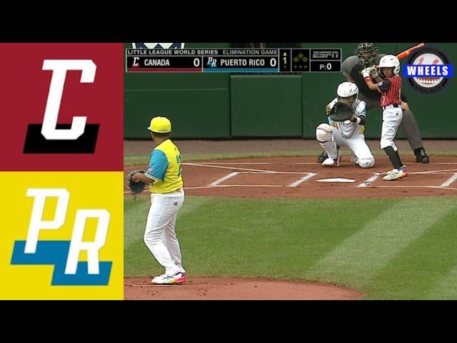 Canada vs Puerto Rico | LLWS Elimination Game | 2024 LLWS Highlights