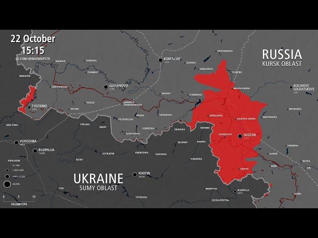 Ukraine Invasion of Russia: Kursk Attack – Every Day [Aug 6 - Oct 22]