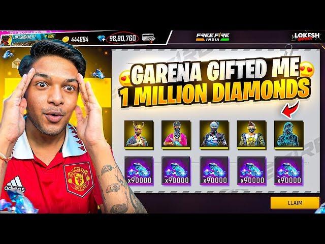 Garena Gifted Me 2M Diamonds  & Holi Bundles  - Lokesh Gamer