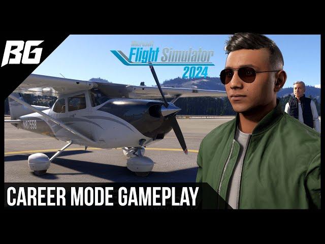 MSFS 2024 Early Access - NEW Career Mode Gameplay First Look