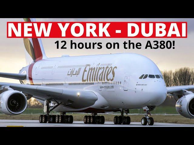 Emirates Airbus A380️ | New York-Dubai |12h on Emirates A380 economy class |Full trip report