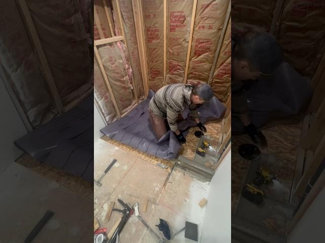 Shower Pan Install