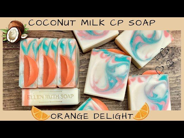 Recipe -  ORANGE DELIGHT  Coconut Milk in Oil Method Soap | Ellen Ruth Soap