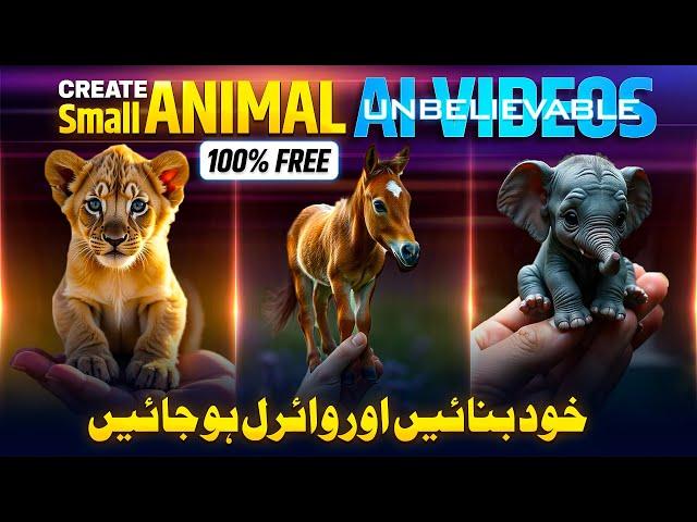 How to Create Unbelievable Small Animal Videos with AI | 100% Free!