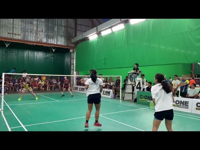 Kate Ocladina/Jasmine Reformina Vs Jennifer Ondol/Nicole Ondol | Lions Badminton Cup