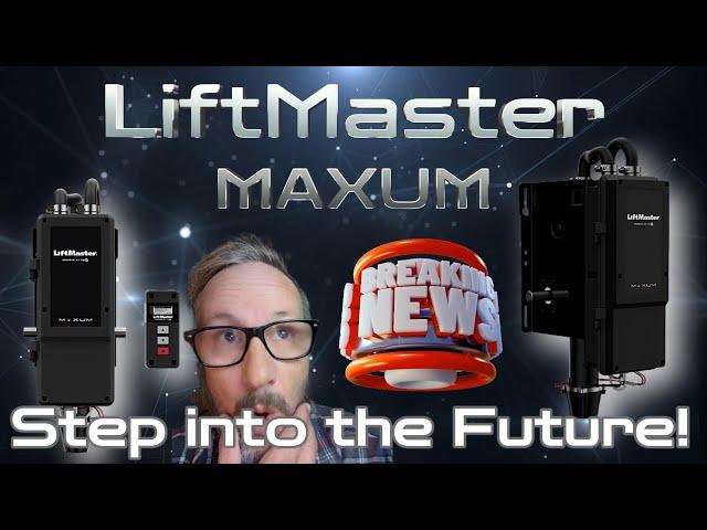 LiftMaster’s NEW Maxum Garage Door Opener | Easy Initial Setup | REVIEW