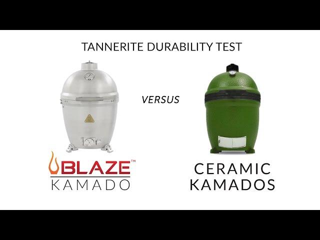 Blaze Aluminum Kamado Grill vs. Ceramic Kamado Tannerite Durability Test