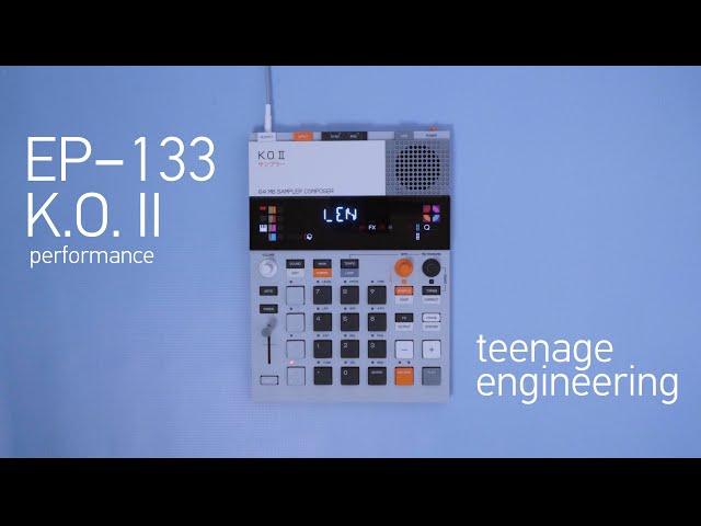 EP-133 K.O. II by teenage engineering - performance demo