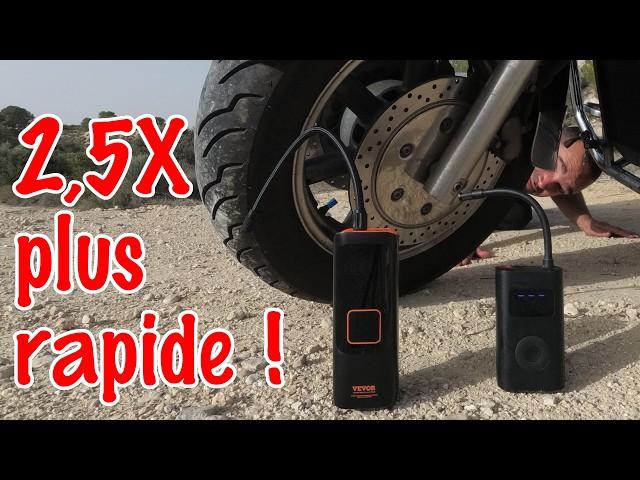 Comparatif gonfleurs portables : Vevor SH02 contre Xiaomi Mi Pump