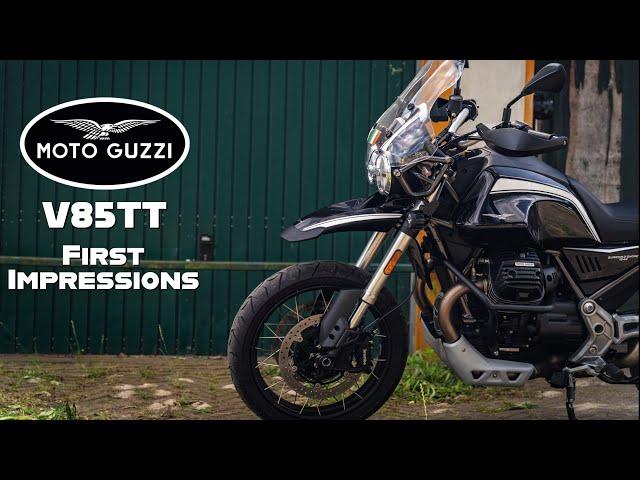 These are my FIRST impressions of the Moto Guzzi V85TT