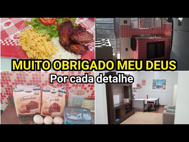 ALMOÇO SIMPLES E CASEIRO/MANUTENÇÃO DA CASA/BOLO DE CHOCOLATE