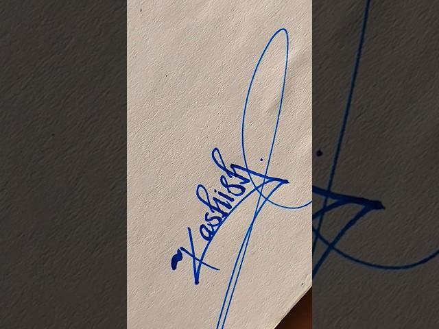 Kashish name signature....................️