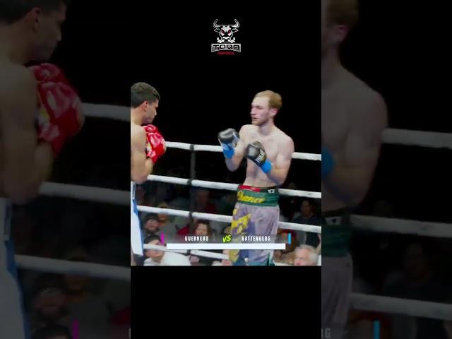 Watch Nilo Guerrero's unstoppable punches against Chance Battenburg   #boxing #2024 #shorts