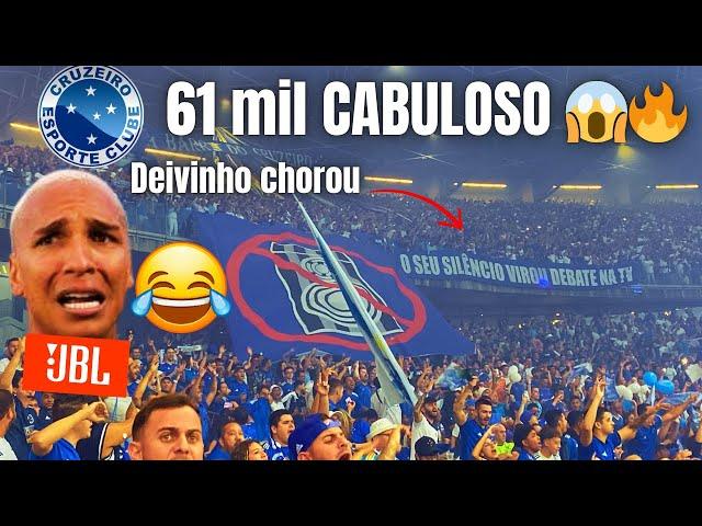 Torcida do Cruzeiro x Atlético MINEIRÃO Lotado 61 mil