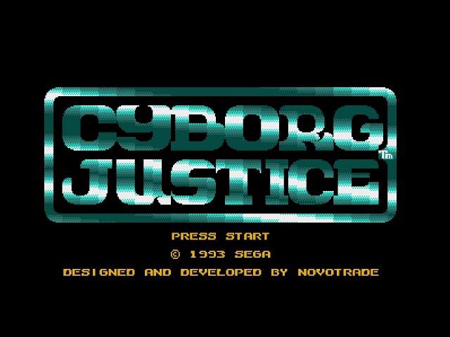 Cyborg Justice. [Mega Drive - Novotrade, Sega ]. (1993). Full Hard Play.