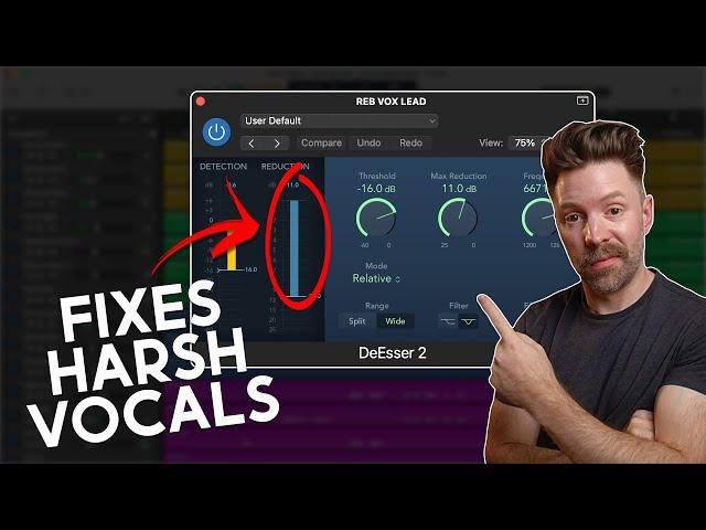 Using the De-Esser to Fix Harsh Vocals | 5-Minute Logic Expert (Pt 23)