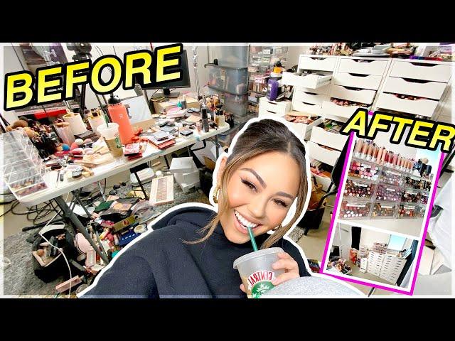 SPRING CLEANING: Organizing/decluttering my *insane* makeup collection | Roxette Arisa