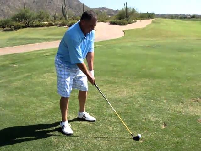 Long Drive Entertainer Nyle Pruitt hitting an Adams Idea Pro Black Hybrid over 320 yards