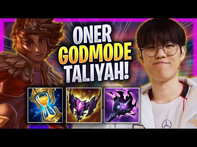 ONER LITERALLY GOD MODE WITH TALIYAH! - T1 Oner Plays Taliyah JUNGLE vs Fiddlesticks! | Season 2024