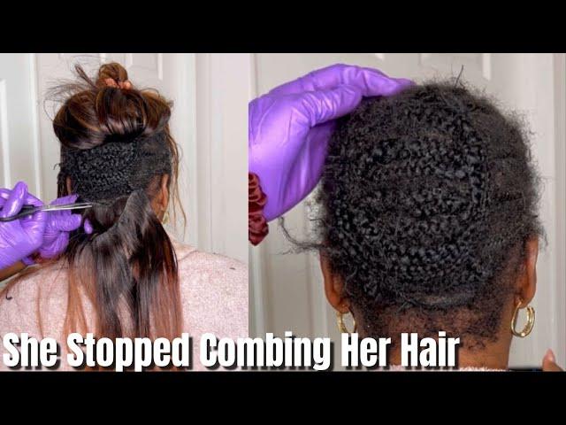 She hasn’t Combed Her hair in Months | The biggest Long Hair Secret