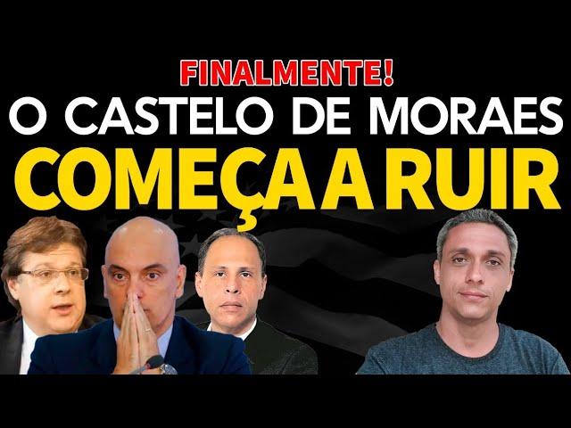 FINALMENTE! O castelo de Moraes começa a ruir e os ratos já pulam fora do barco
