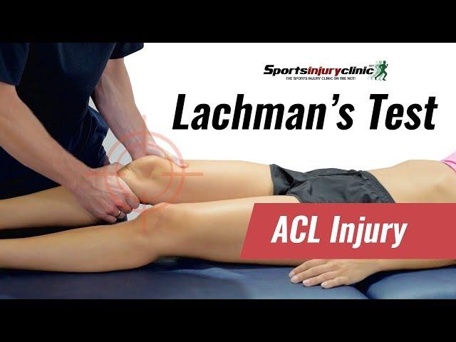 Lachman's Test - ACL Injury