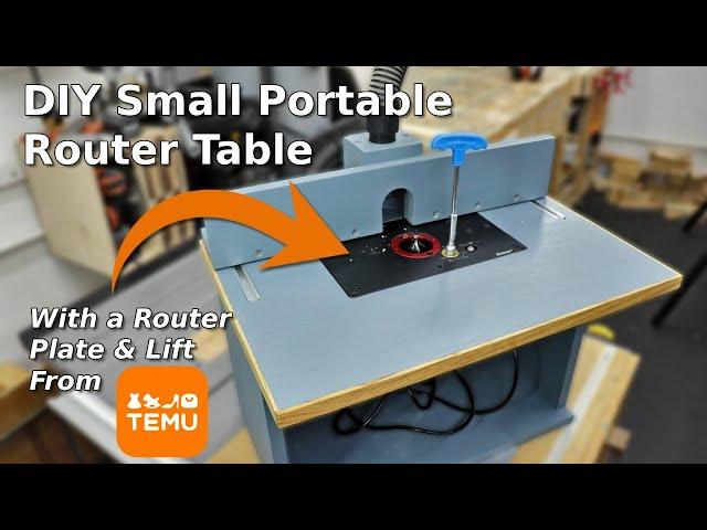 Amazing Mini Portable Router Table With Router Lift & Plate From TEMU!