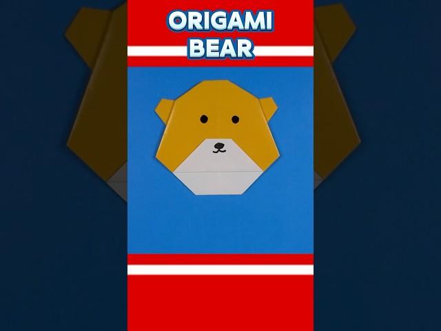 Origami Bear | How to Easily Make Bear from Origami Paper | Paper Craft