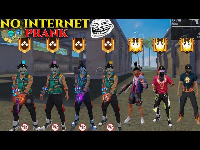 No Internet Prank | FREE FIRE FUNNY GAMEPLAY | NADIYA FF