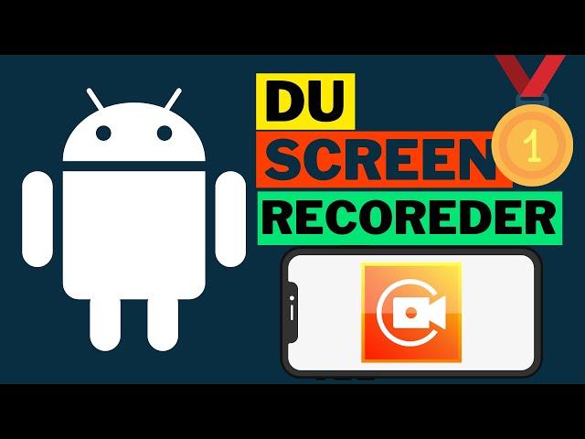 How to use DU recorder to record your screen and more awesome effects while recording