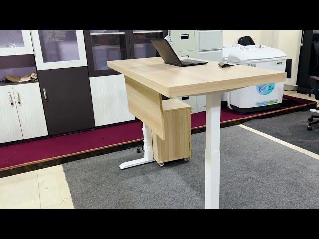 Usability of T202 Height Adjustable Office table with Drawer /IHAHA Technologies