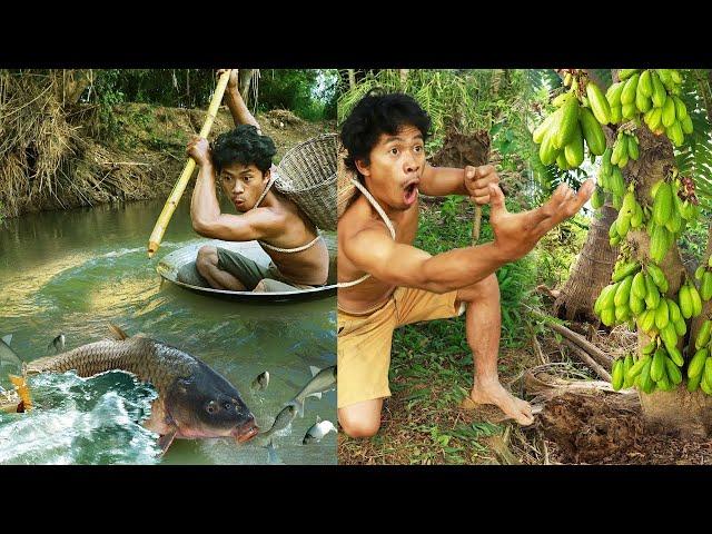 survival in the rainforest - Fishing meet BILIMB wow So Delicious