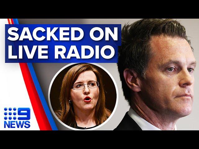 NSW opposition leader Chris Minns sacks frontbench MP on radio | 9 News Australia