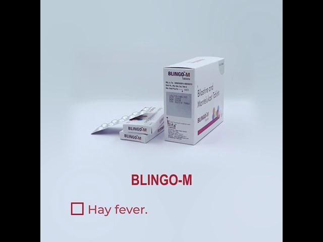 BLINGO M Remedy for allergic condition like sneezing,runny nose, congestion,stuffy nose,watery eyes.