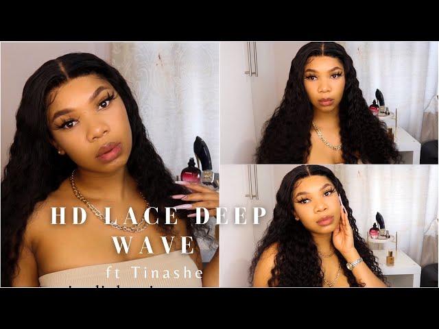 **MUST HAVE **DEEP WAVE TRANSPARENT LACE FT TINASHE HAIR