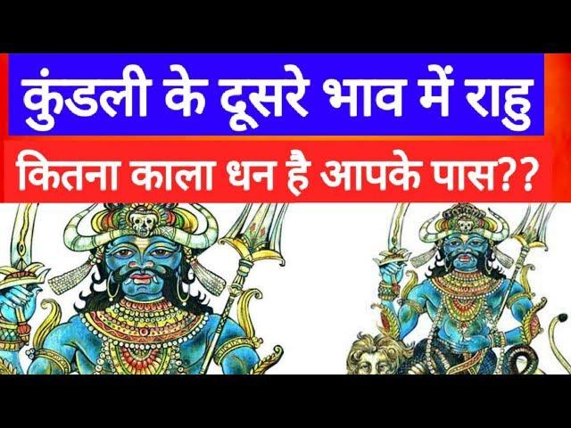 Rahu in 2nd house